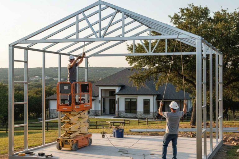 Metal Building Contractor Near Me in Burnet TX
