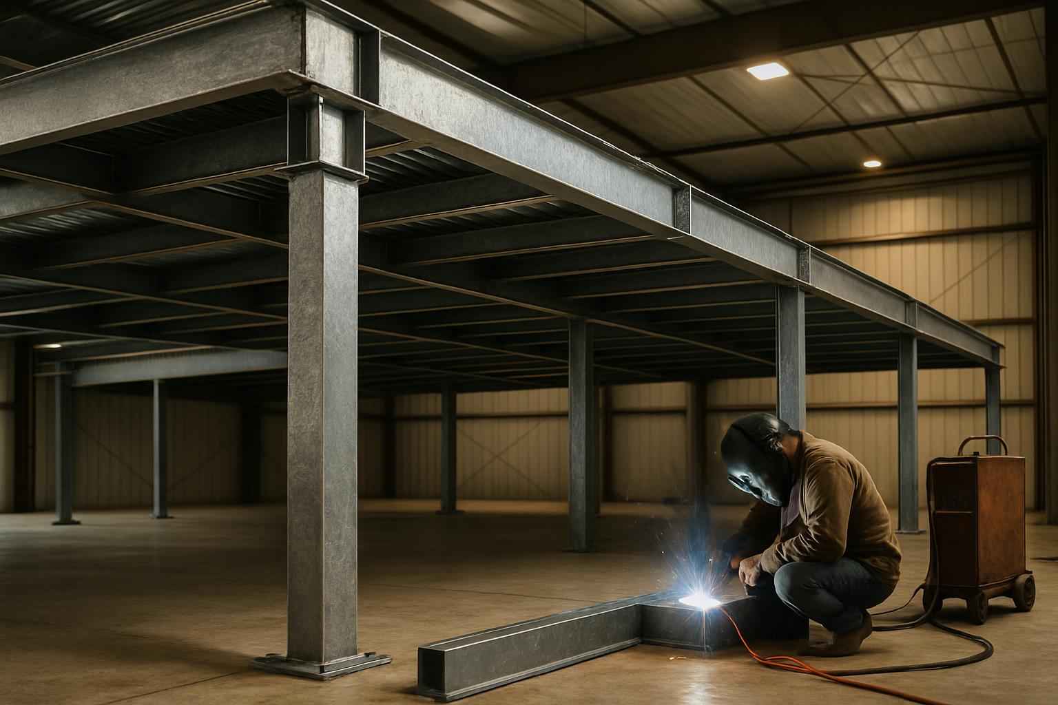 Mezzanine Support Fabrication In Burnet TX