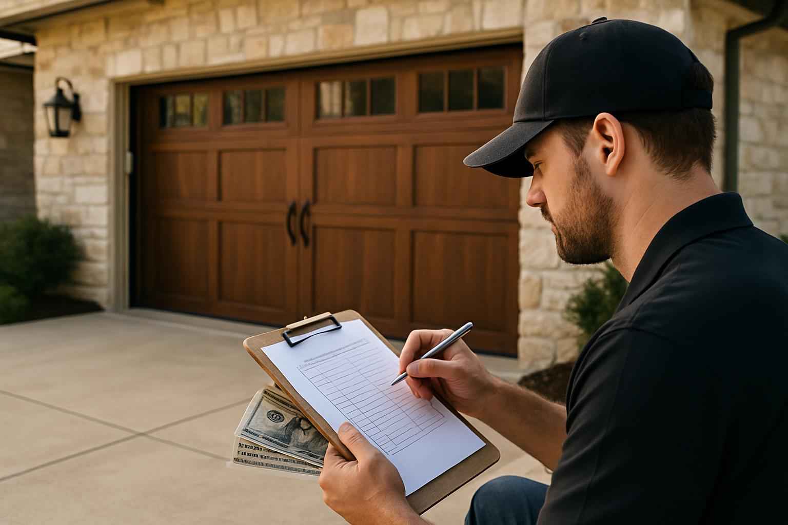 Overhead Door Cost Estimate In Fischer TX