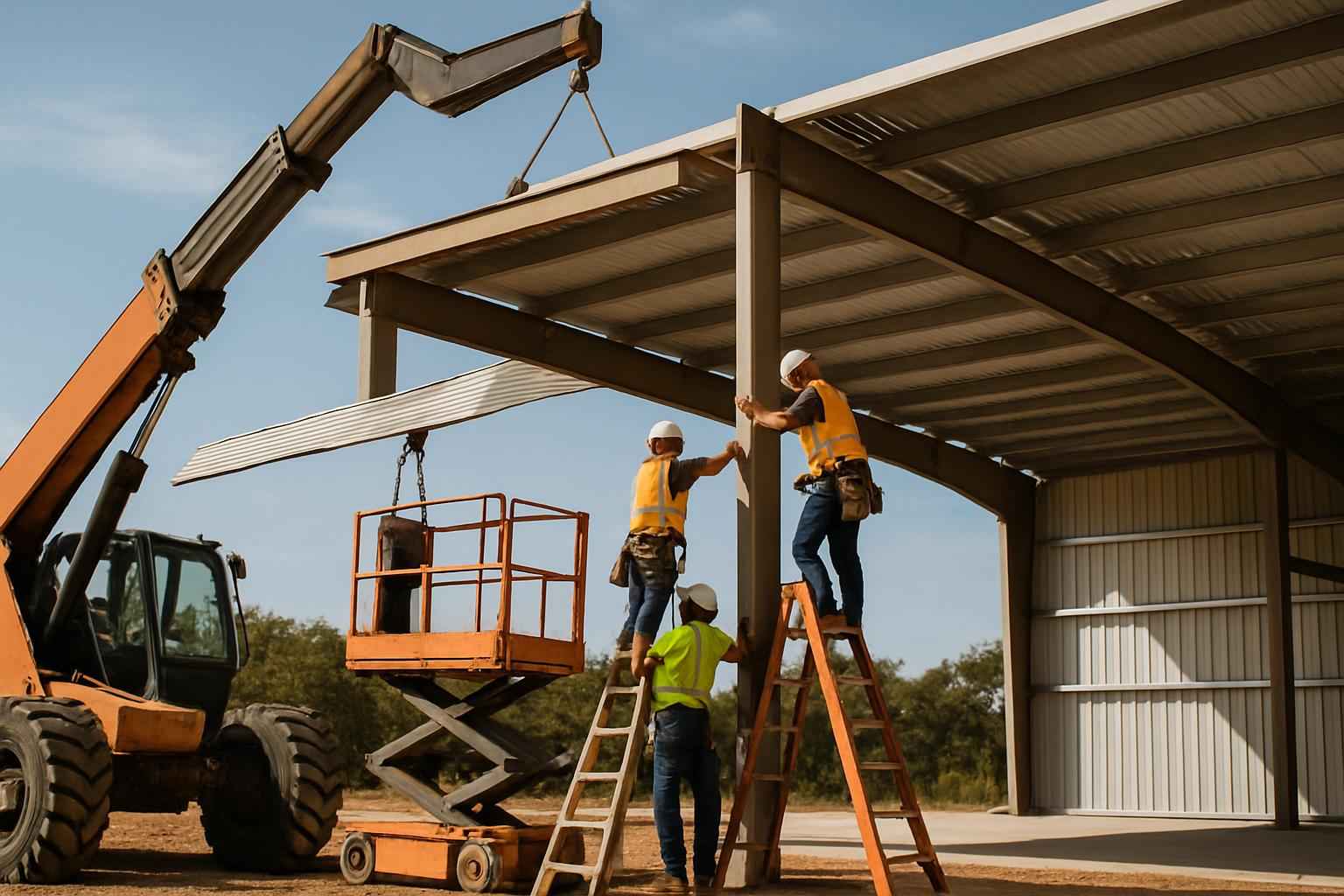 PEMB Erection Crew in Burnet TX