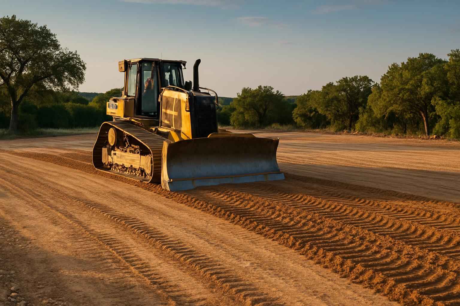 Pad Site Grading Service In Fischer TX