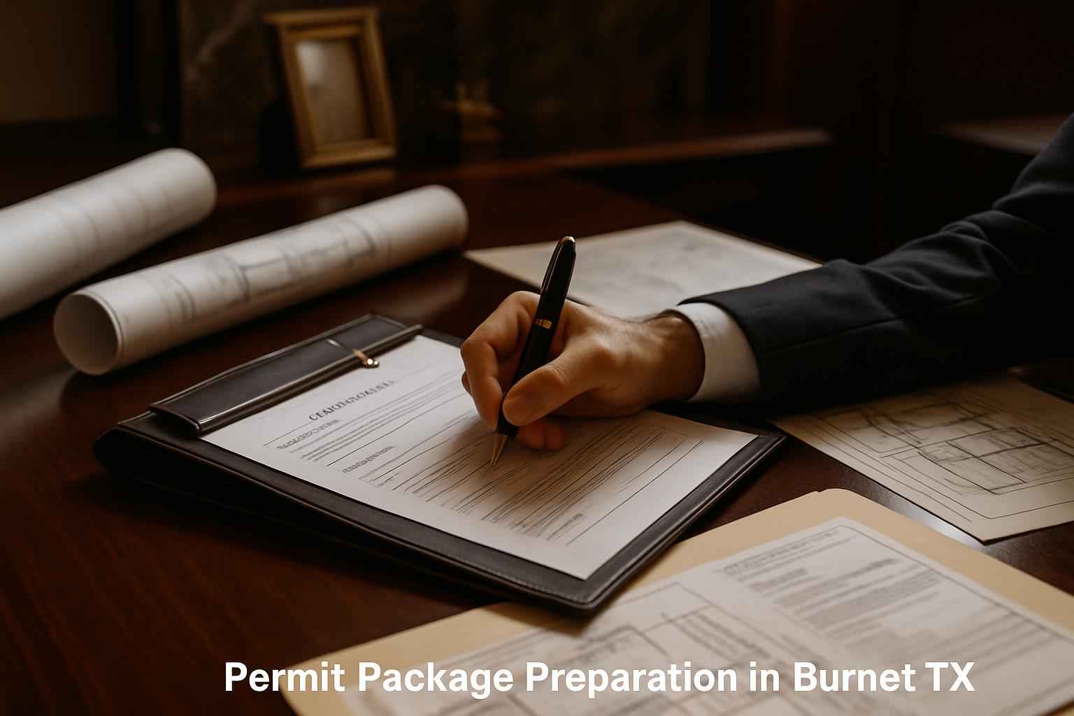 Permit Package Preparation in Burnet TX