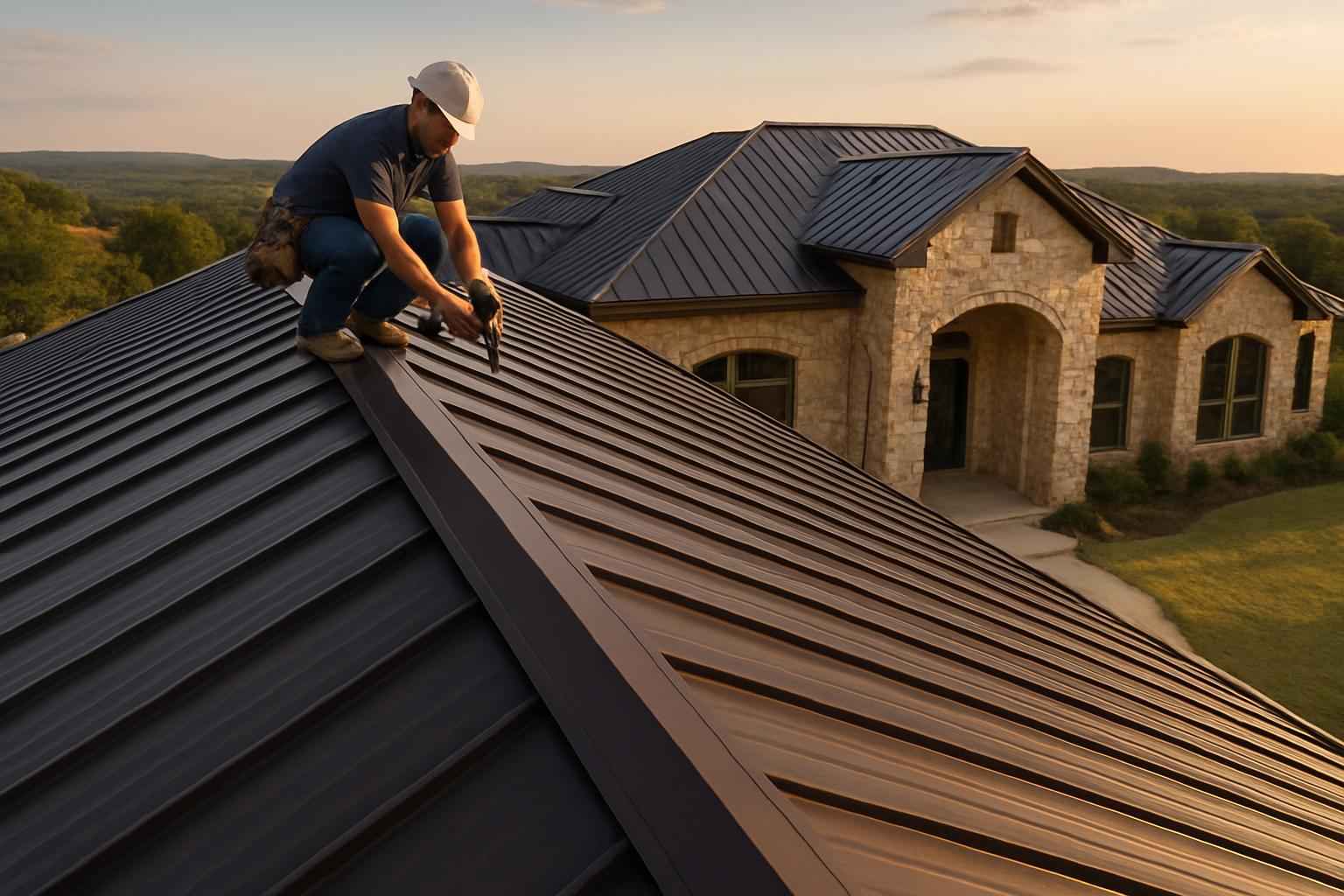 R Panel Roof Installer In Burnet TX