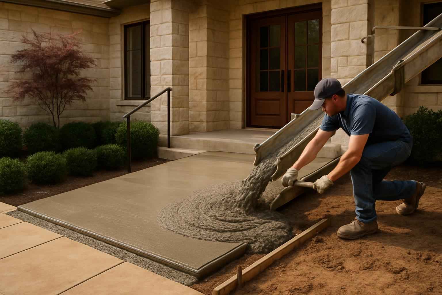 Ramp Pour Service In Burnet TX