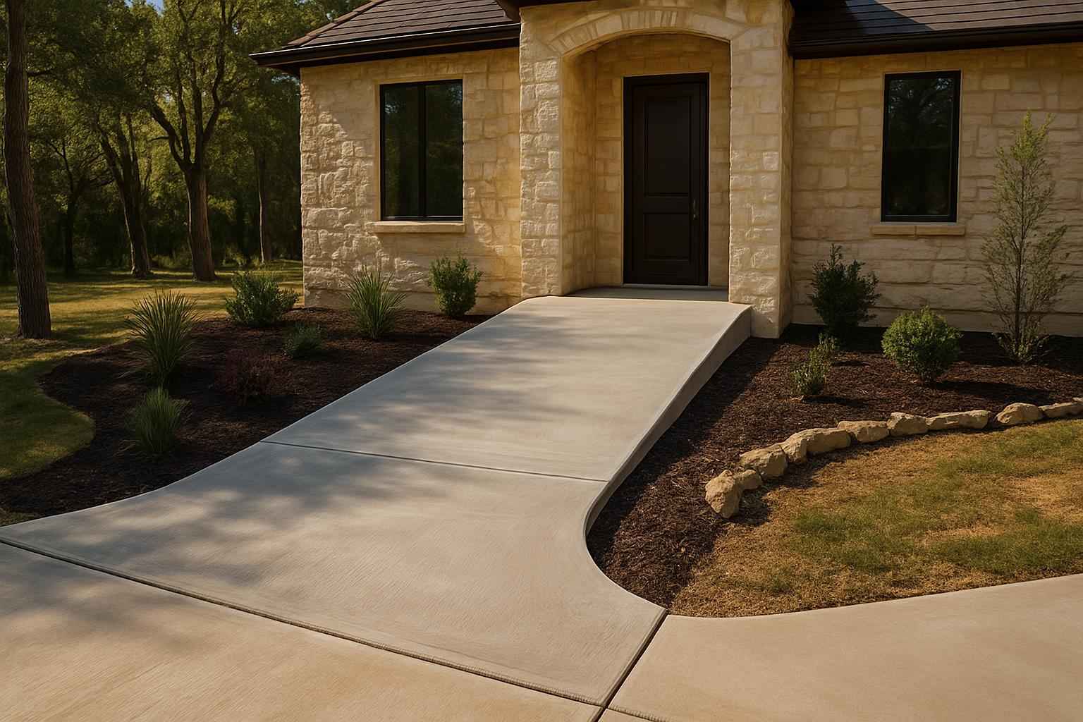 Ramp Pour Service in Fischer TX