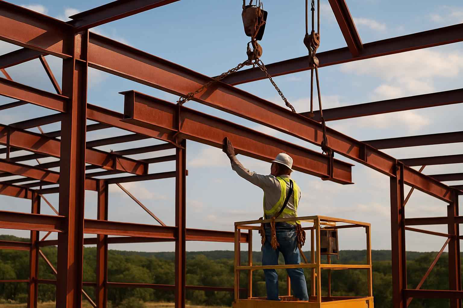 Red Iron Steel Erection In Fischer TX