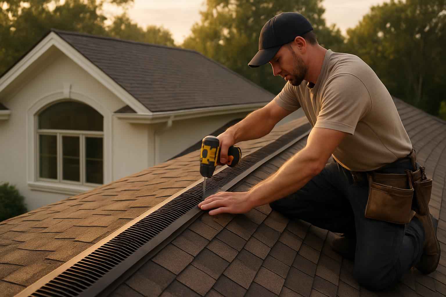 Ridge Vent Installation Service In Fischer TX