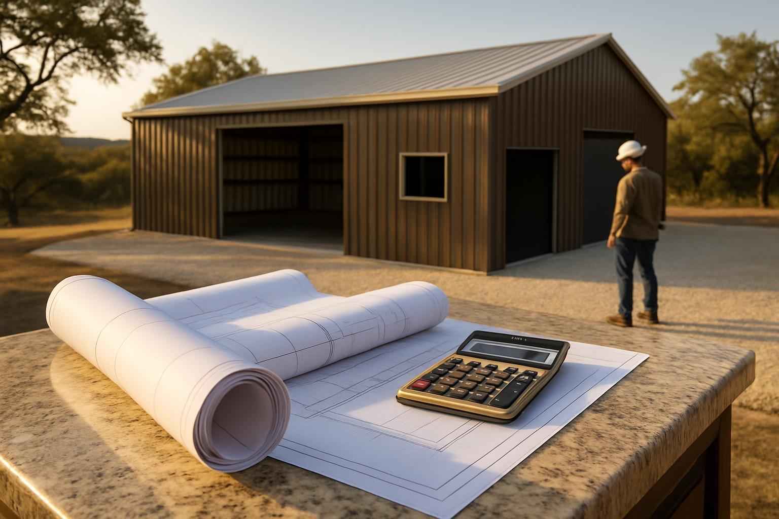 Shop Build Cost Estimate in Fischer TX