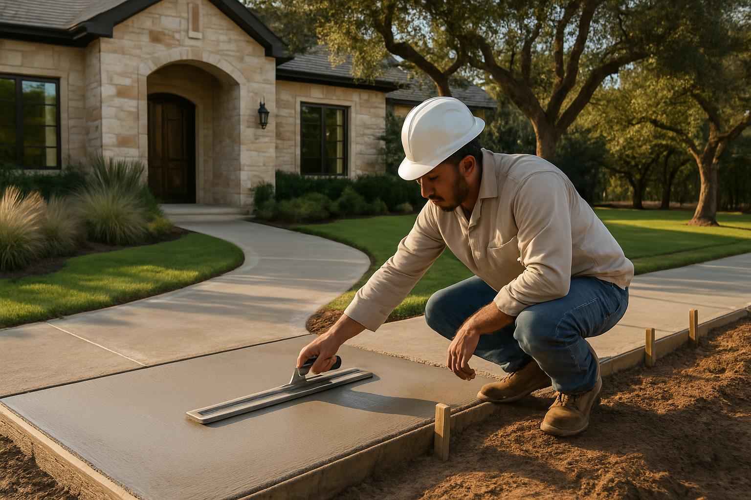 Sidewalk Flatwork Contractor in Fischer TX