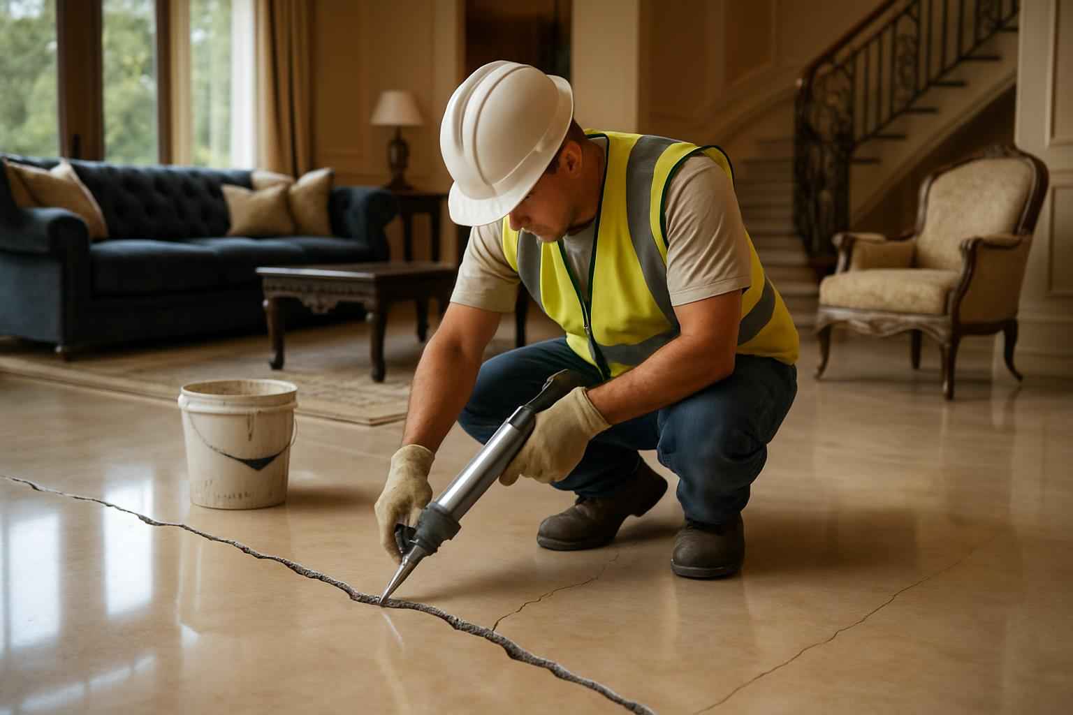 Slab Crack Repair Service In Fischer TX