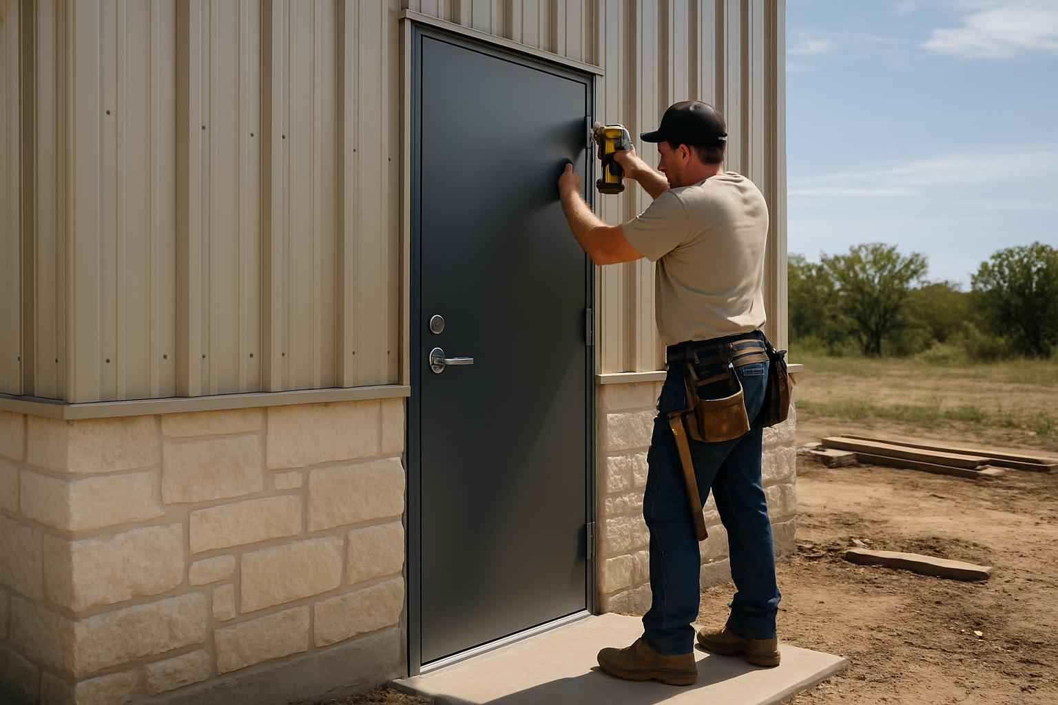Steel Walk Door Installer In Burnet TX