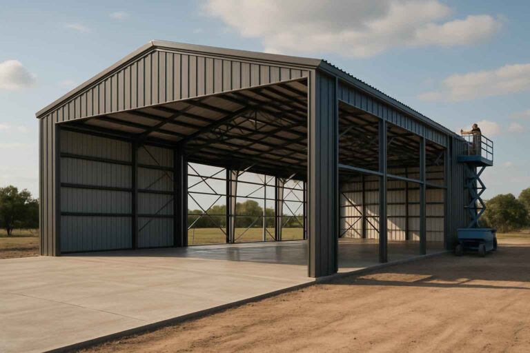 Warehouse Shell Construction In Burnet TX