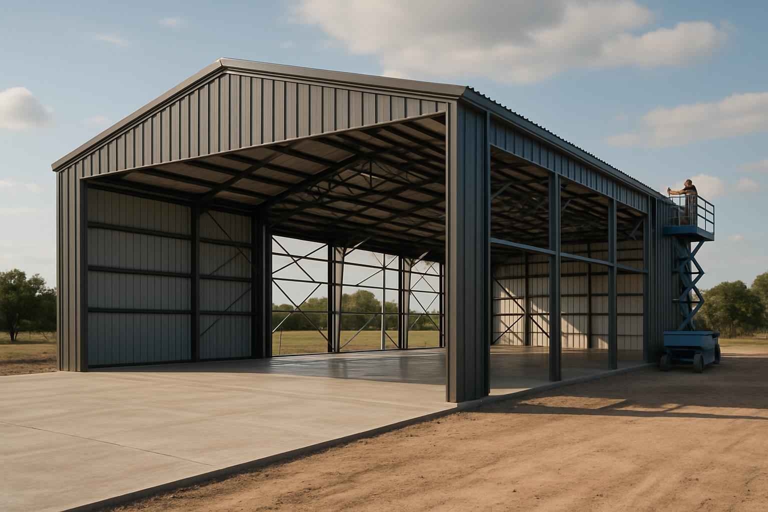 Warehouse Shell Construction In Burnet TX